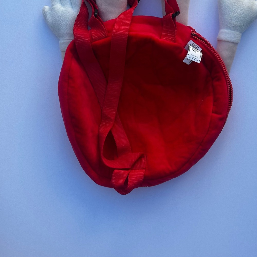 M&M's World Red M&M Plush Character Backpack Kids Novelty Bag Red 2009 - Picture 4 of 9